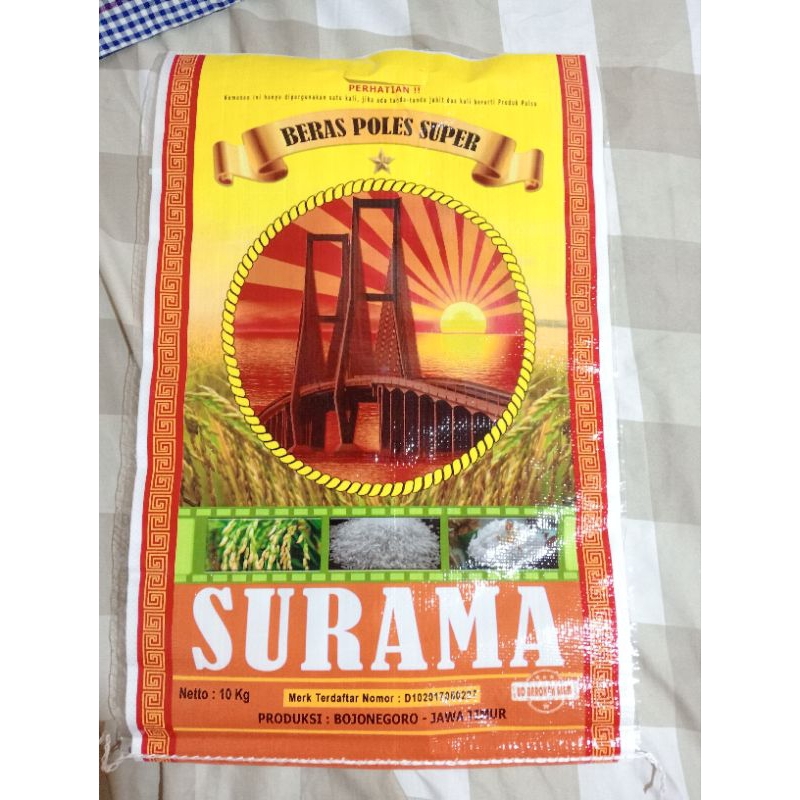 Jual Beras SURAMA Pulen kemasan dan isi 5kg | Shopee Indonesia