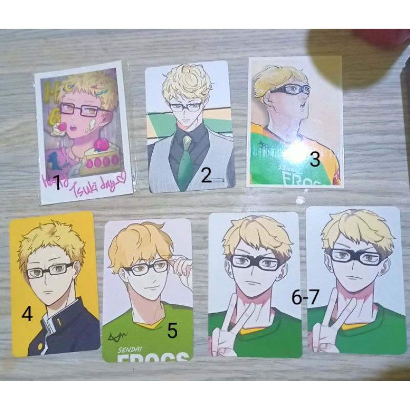 Jual Photocard Polaroid Tsukishima Kei Tsukki Haikyuu Haikyu HQ Sodabee ...