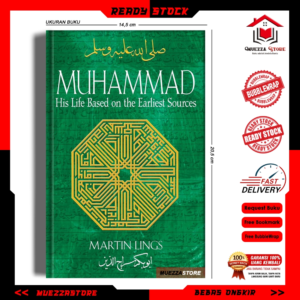 Jual Muhammad His Life Based On The Earliest Sources Martin Lings English Indonesia