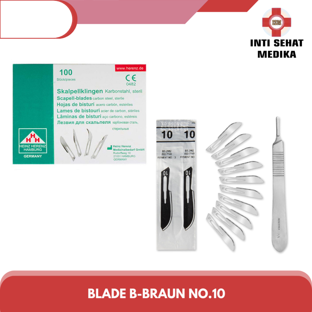 Jual B Braun Aesculap Bisturi No 10 / Pisau Bedah B Braun | Shopee ...