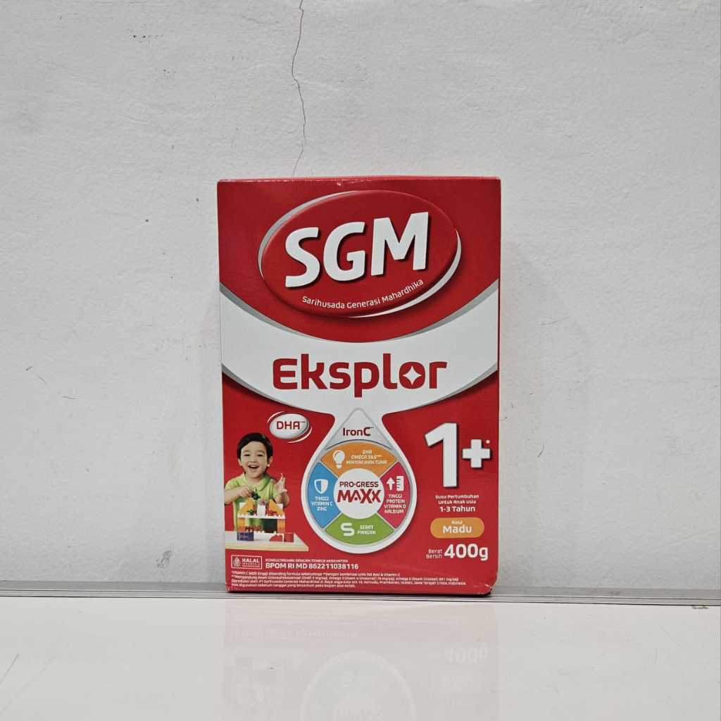 Jual SGM Eksplor 1+ dengan IronC Susu Pertumbuhan Rasa Madu 400GR Usia ...