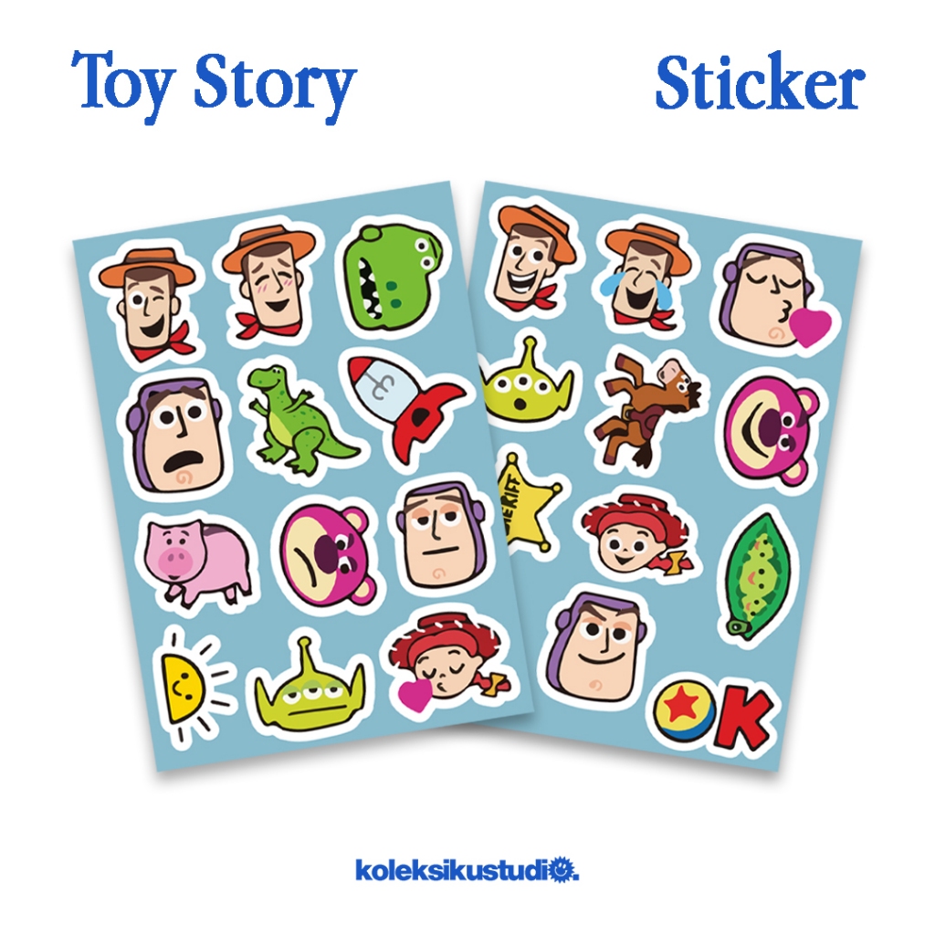 Jual Stiker Toy Story #2 Sticker Kartun Cartoon Aesthetic Lucu Stiker 