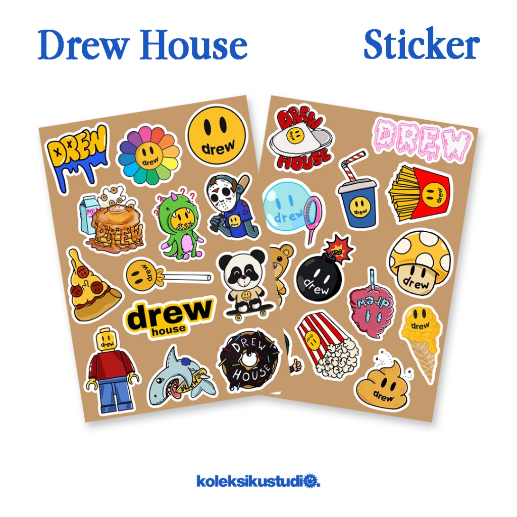 Jual Stiker Drew House Sticker Aesthetic Lucu Stiker HP Laptop | Shopee ...