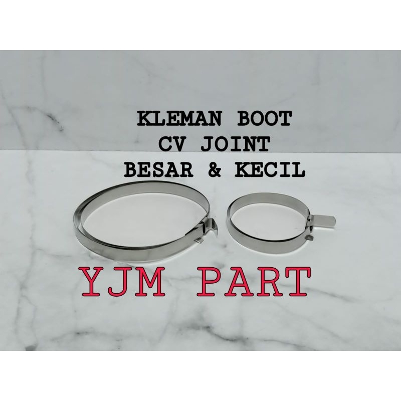 Jual KLEMAN KLEM CLAMP PENGIKAT KARET BOOT AS RODA CV JOINT BESAR KECIL ...