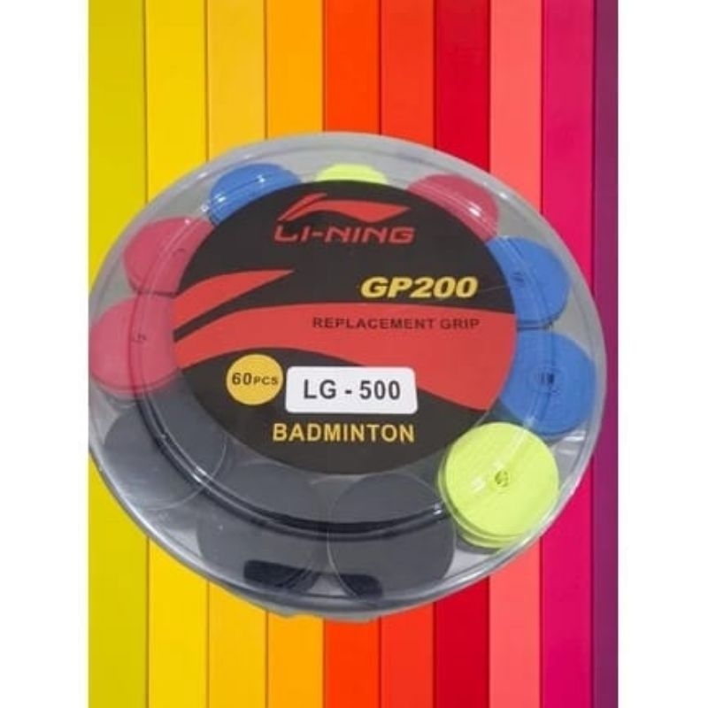 Jual GRIP RAKET LINING GP 200 EMPUK GRIP KARET BADMINTON TENNIS ...
