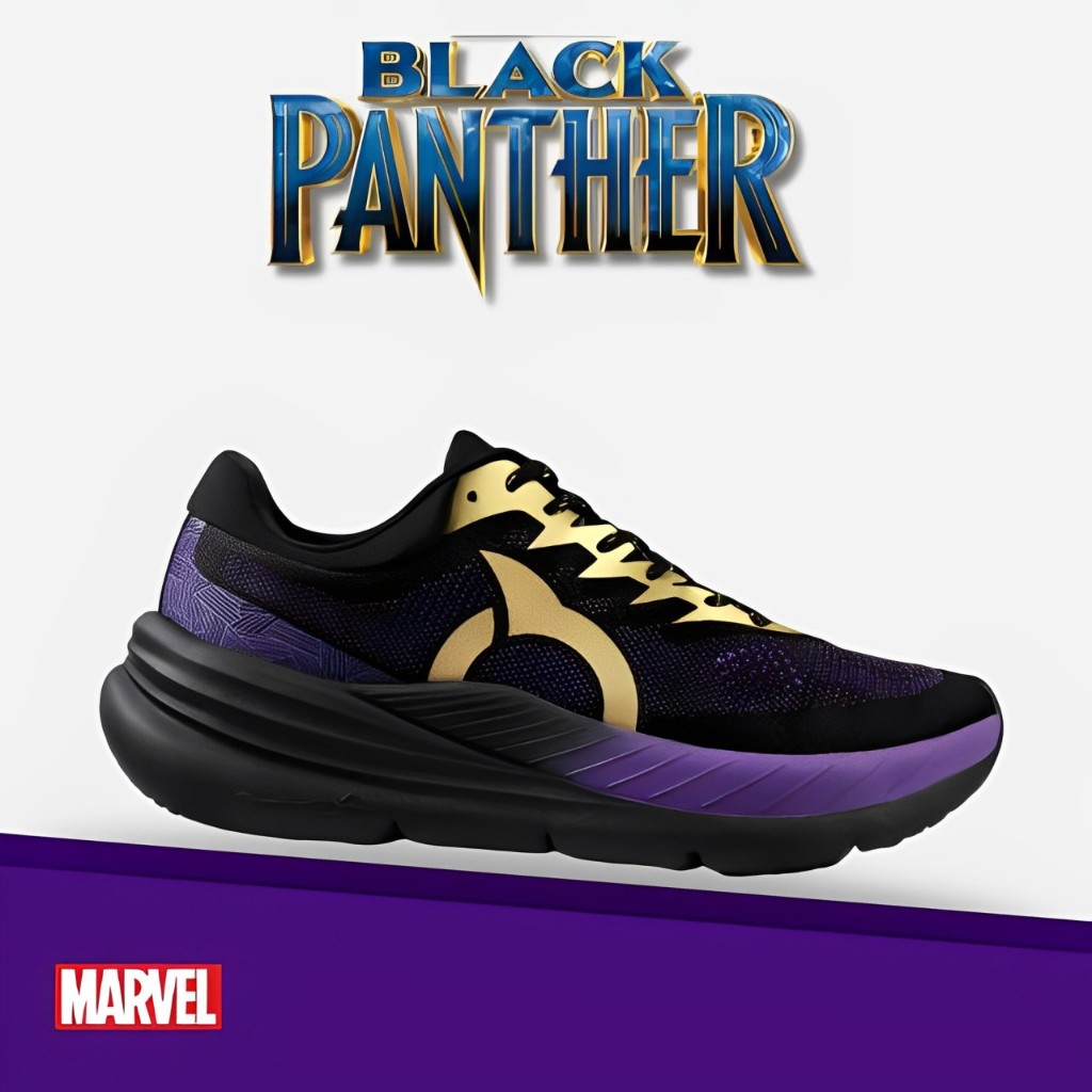 Jual Sepatu Running Ortuseight X Marvel Phanter Sepatu Larijoging