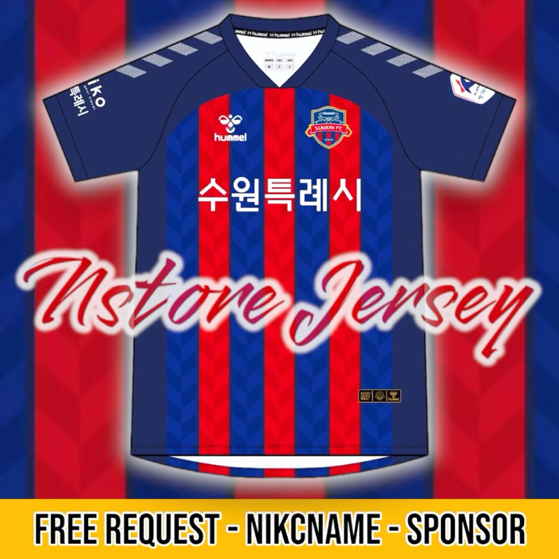 Jual Jersey Suwon FC Home Away 2024 2025 Free nickname | Shopee Indonesia