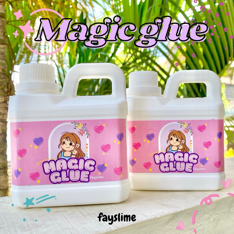 Jual Magic glue 500ml | lem untuk membuat slime | bahan slime | lem ...