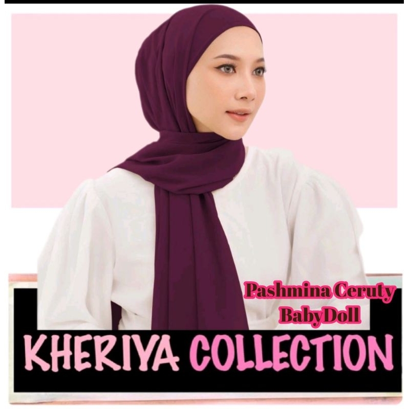 HIJAB PASHMINA CERUTY BABYDOLL/HIJAB PASHMINA POLOS/PASHMINA TERMURAH