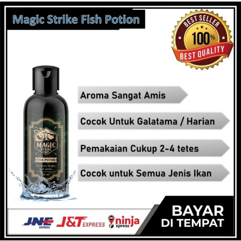Jual Magic Strike Original Fish Potion Umpan Mancing Essen Ikan mas ...