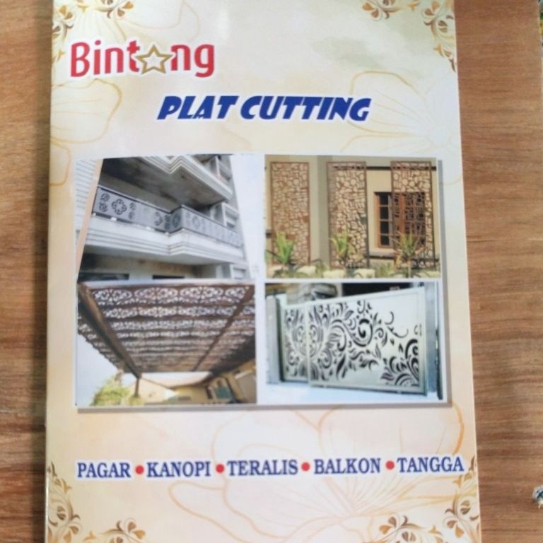 Jual KODE L3J Buku katalog tralis pagar balkon railling canopy