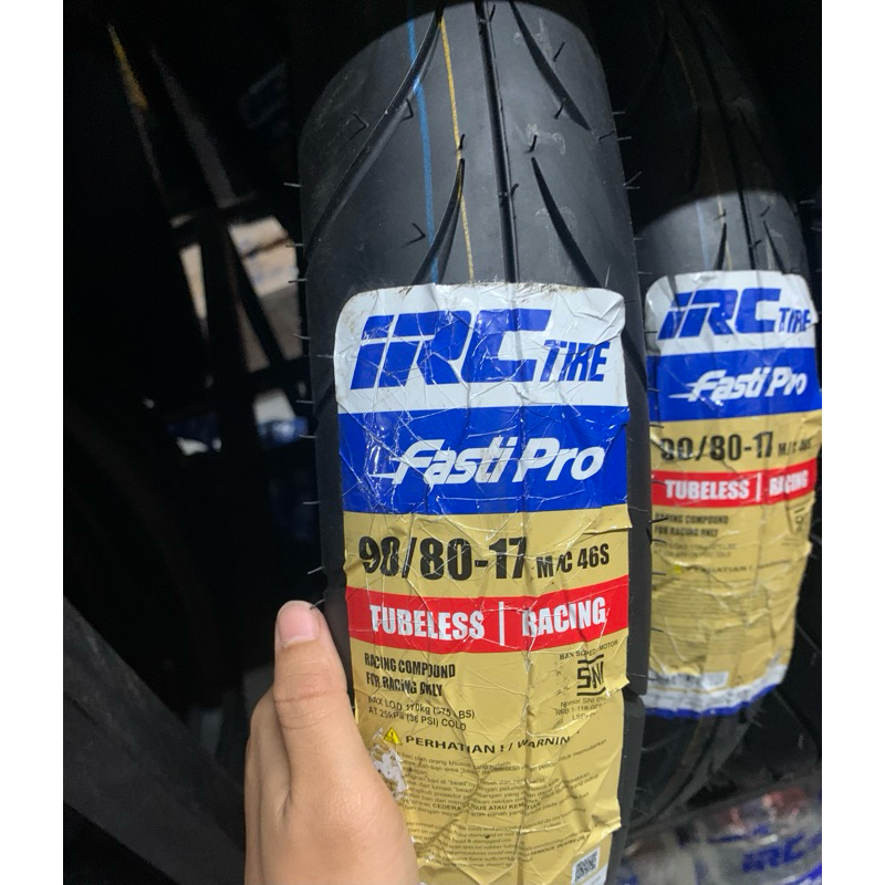 Jual BAN LUAR IRC FASTI PRO 90/80-17 90 80 - 17 BAN BALAP BAN KOMPETESI ...