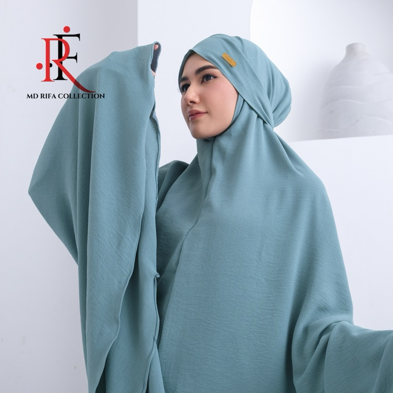 Jual MD Rifa - Mukena Dewasa Lesty Cringkle Airflow premium 3in1 Jumbo ...