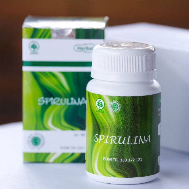 Jual Kapsul Spirulina Herbal Obat Anemia Kurang Darah HB Rendah Lemas ...