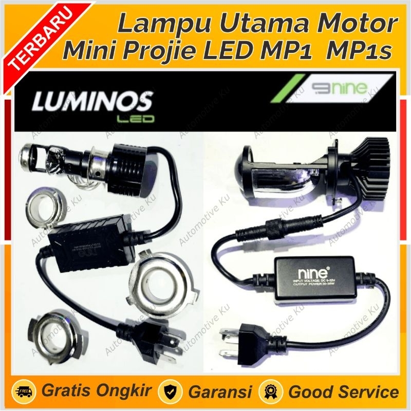 Jual LED MINI PROJI H4 MP1 H6 MP1S LUMINOS 30W 2 WARNA PUTIH KUNING ...