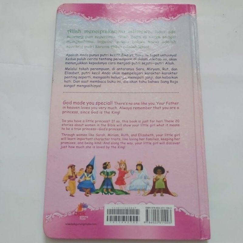Jual My Princess Bible BILINGUAL Putri di dalam Alkitabku BPK | Shopee ...