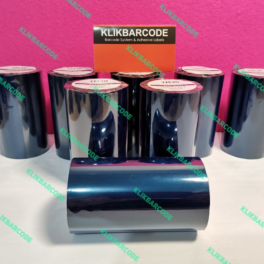 Jual PITA RIBBON BARCODE SONY WAX RESIN SIGNATURE SSWR/TM30 110 X 300 ...