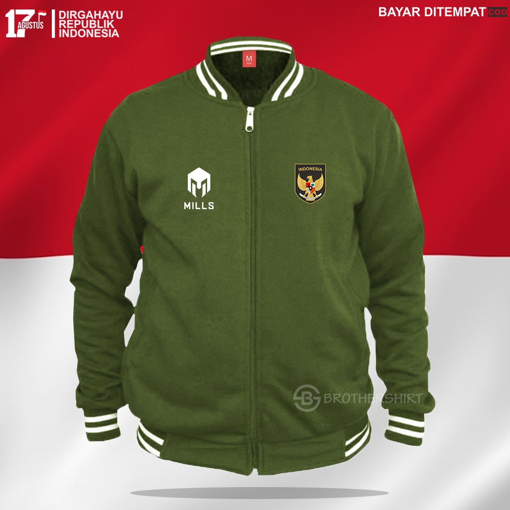 Jual Jaket Baseball Timnas Terbaru Mils Timnas Terbaru Dtf Jaket