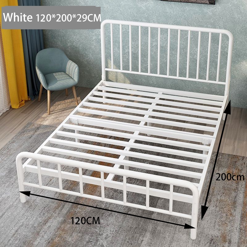 Jual Tempat Tidur Besi 180cm Tempat Tidur Berkualitas Hitam&Putih