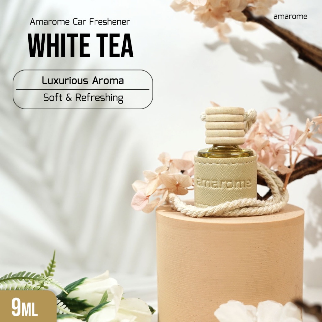 Jual Amarome Car Freshener - White Tea 9ml - Parfum Mobil | Shopee ...