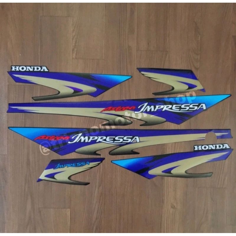 Jual Setiker Astrea jampresa th 2000 biru warna terlaris stiker ...