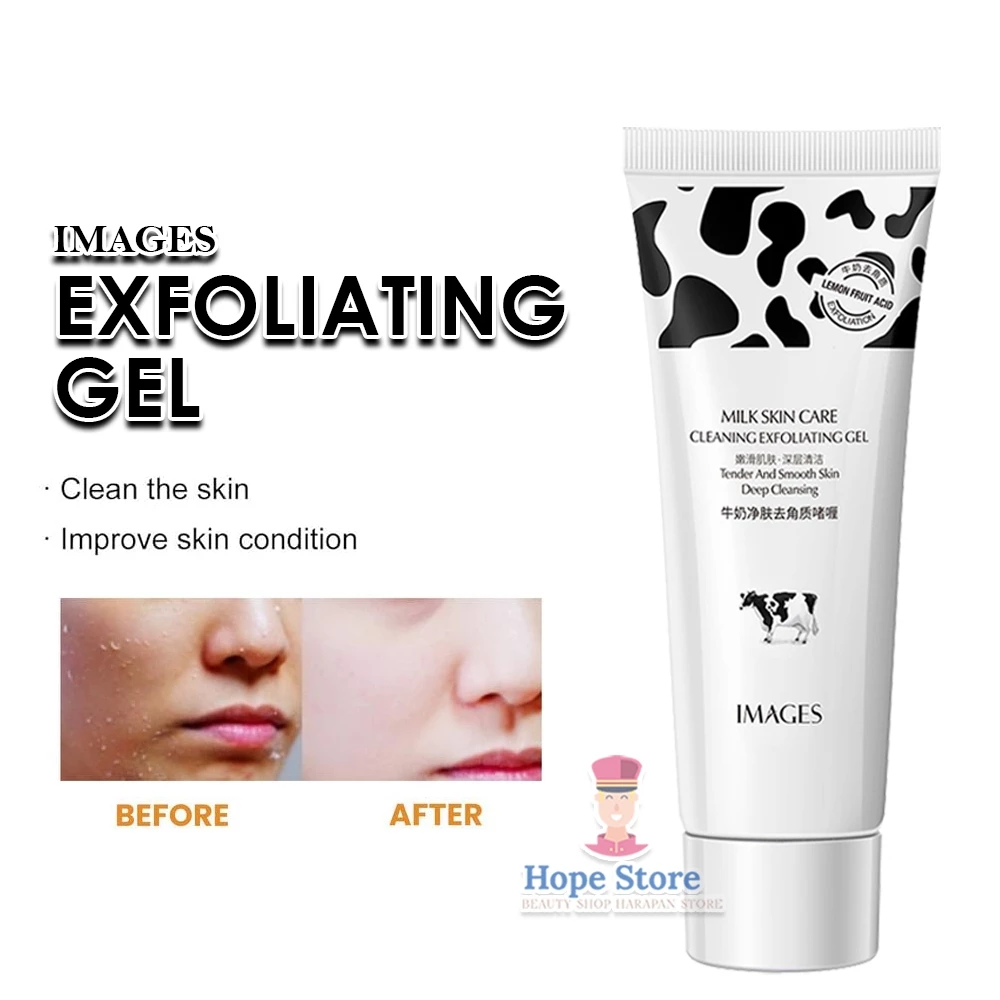 Images Peeling Gel Exfoliating Gel Pembersih Daki Mencerahkan Wajah | AutoStock