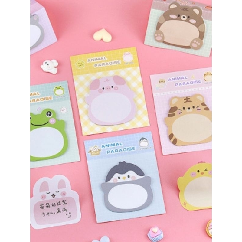 Jual A&A Sticky note gambar hewan lucu isi 20 lembar | Shopee Indonesia