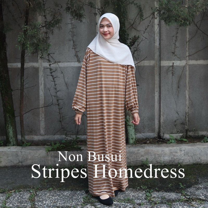 Jual DAILYAL - Stripes homedress (BUSUI / NON BUSUI) | Shopee Indonesia