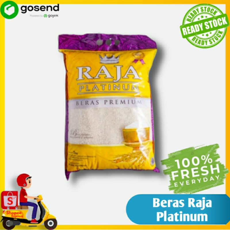 Jual Beras Raja platinum 5 kg - Sayur Segar -Tukang Sayur Palembang ...