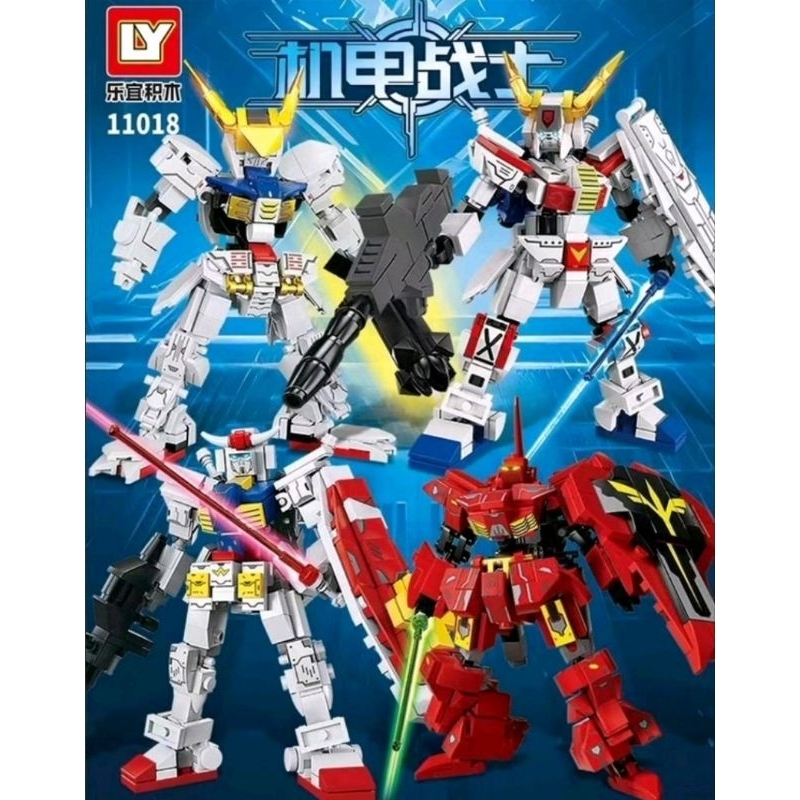 Jual LY11018 | Mainan Brick Gundam Model Kits Roleplay Figure Robot ...