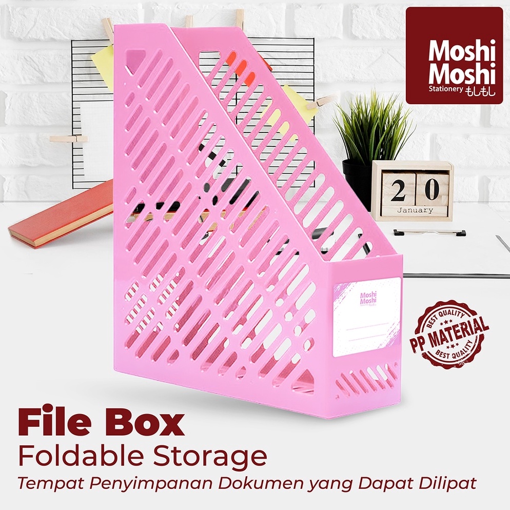Jual Jaminan Kualitas File Box Moshi Foldable Storage Tempat Penyimpan ...