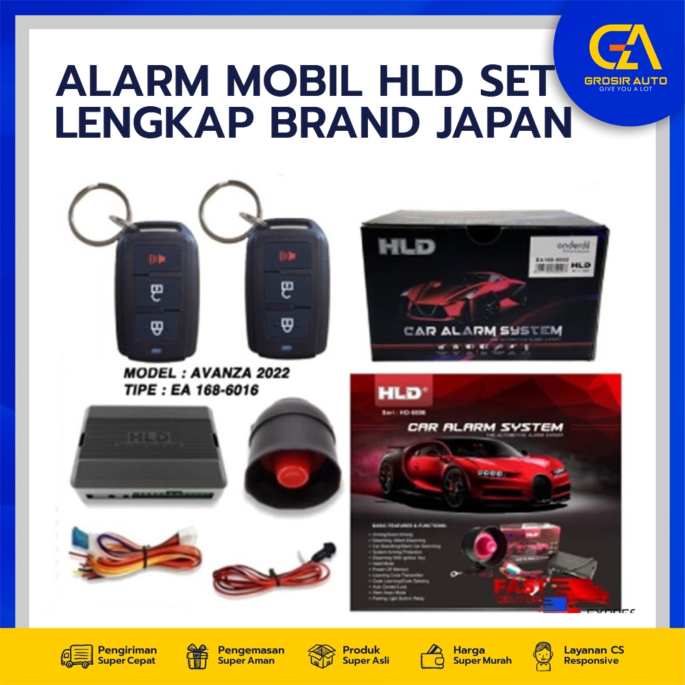 Jual Alarm Mobil Remote HLD Premium Japan Avanza Xenia 2022 Set ...