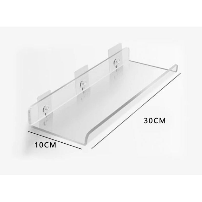 Jual Rak Dinding Acrylic rapi bersih dan estetik (RD02) | Shopee Indonesia