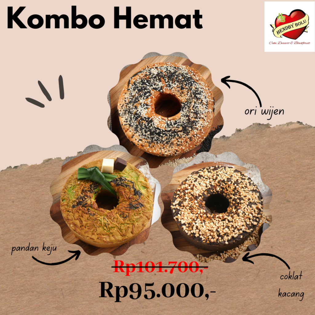 Jual Paket Isi 3(TIGA) Box Kue Bolu Marmer Cake Rasa Coklat Kacang ...