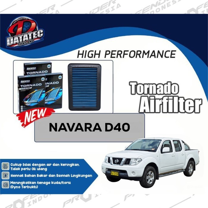 Jual DATATEC - Filter udara Replacement Filter - Nissan Navara D40 ...