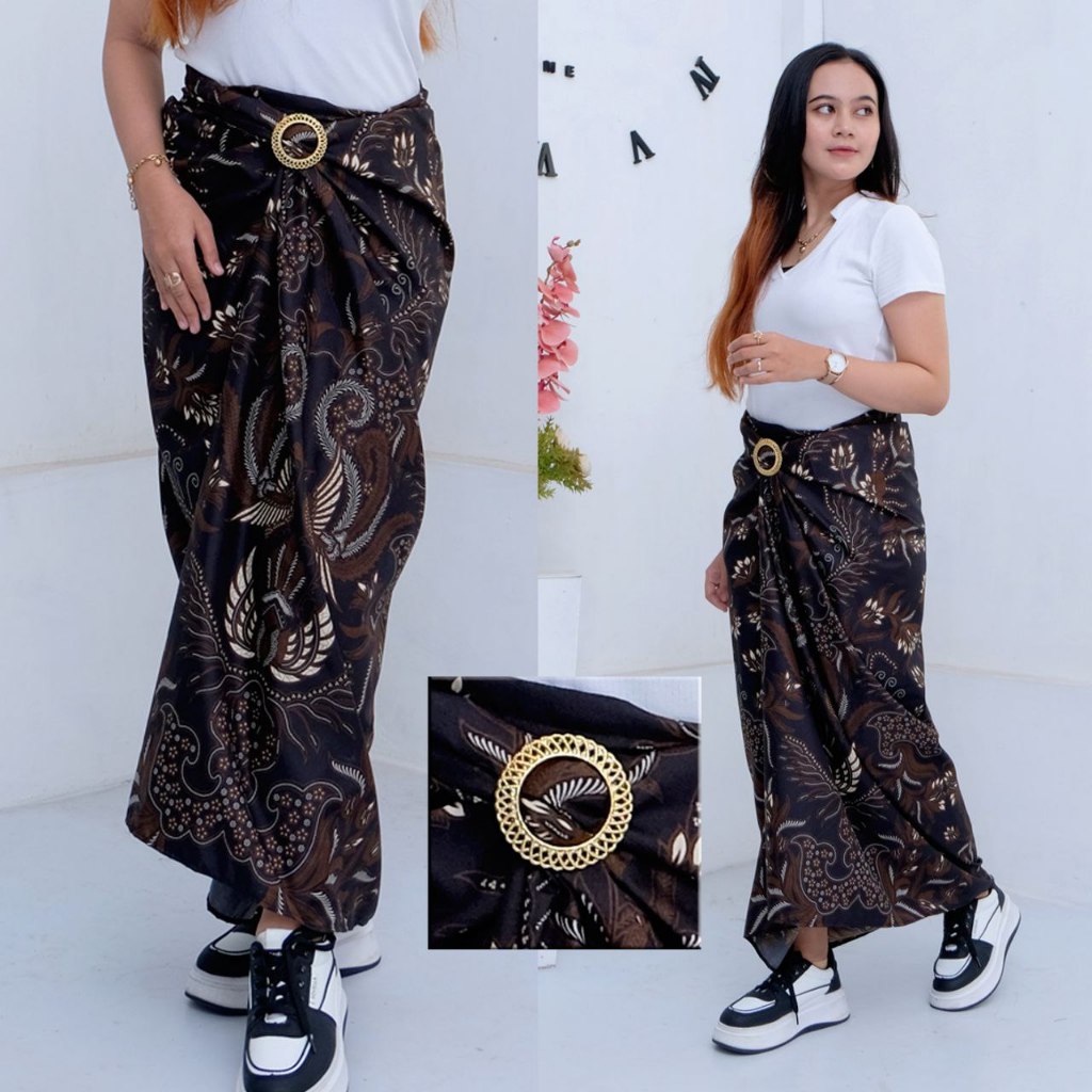 Jual rok lilit batik/bawahan kebaya wanita modern motif terbaru/kain ...