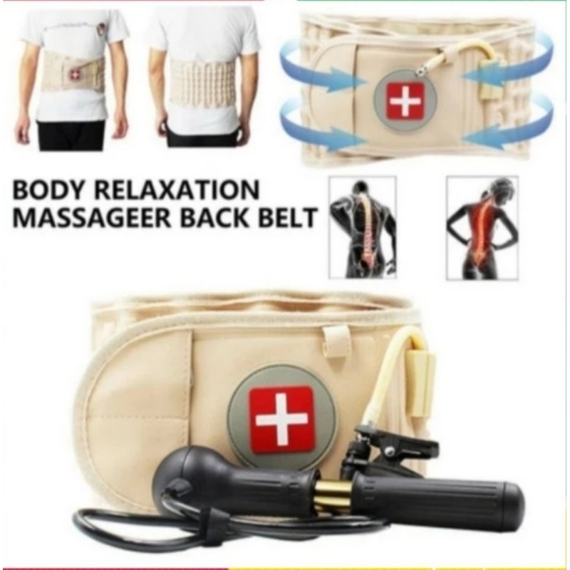 Jual Lumbar Traction Belt/Decompression Back Belt( Sabuk Terapi ...