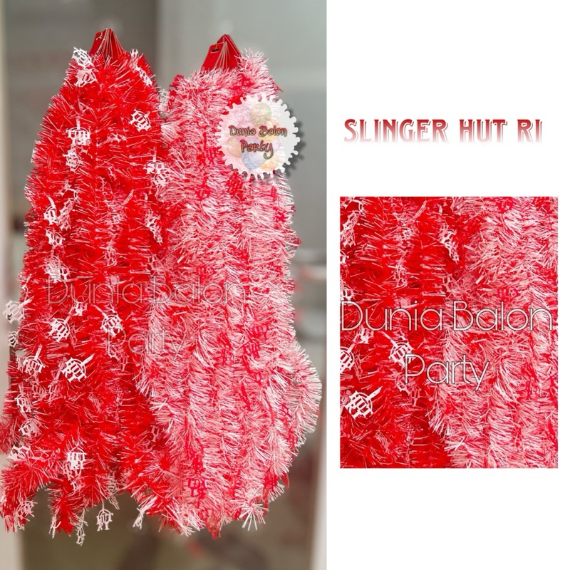 Slinger Merah Putih HUT RI / Hiasan HUT RI 17 Agustus