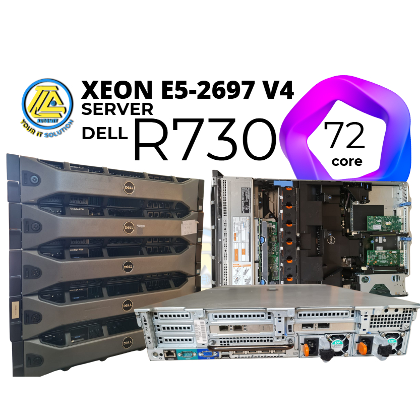 Jual SERVER X86 72 CORE DELL R730 E5-2697 V4 BW 40Gx2 | Shopee Indonesia