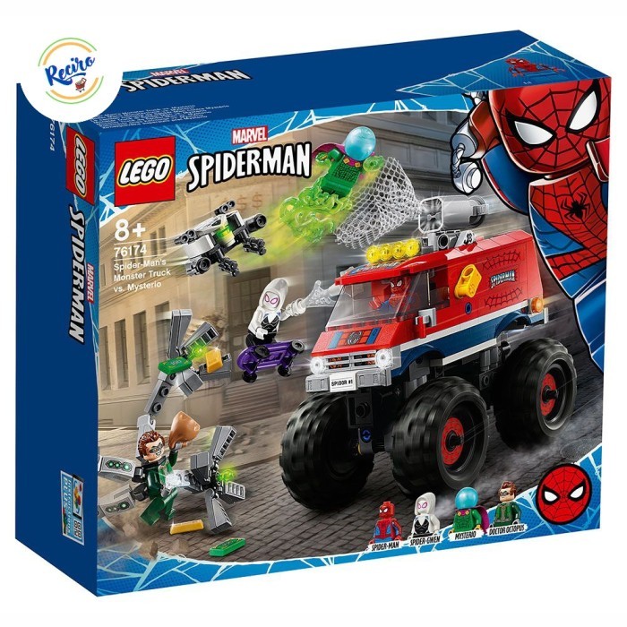 Jual Lego Marvel Spider-Man's Monster Truck vs. Mystrerio 76174 ...