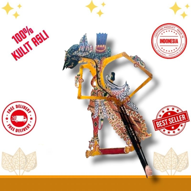 Jual ABIMANYU RAPEK Wayang Kulit sapi Asli / Wayang Kulit Asli Abimanyu ...