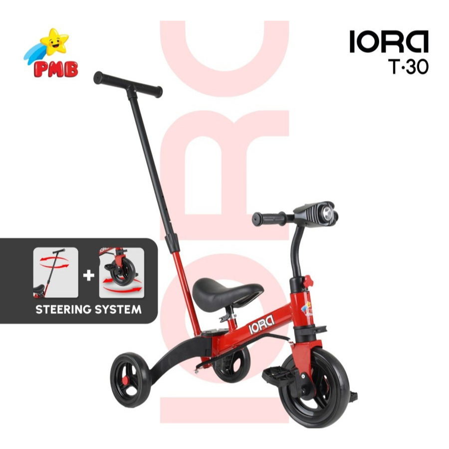 Jual Sepeda Roda 3 Tiga Balance Bike PMB IORA T30 Musik Stir Tricycle ...