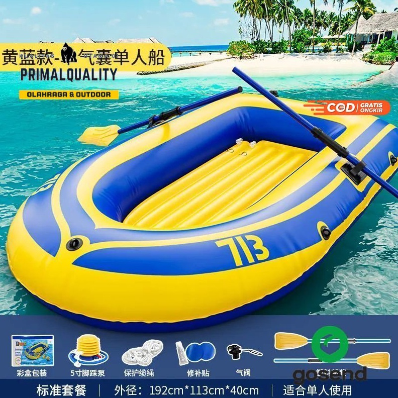Jual KODE K72S 24 orang Kayak rakit perahu iakers dengan pompa udara ...