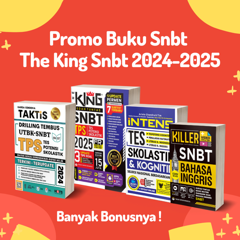 Jual KIRIM HARI INI !!! BUKU TPS 2024-2025 / THE KING BEDAH SOAL ...