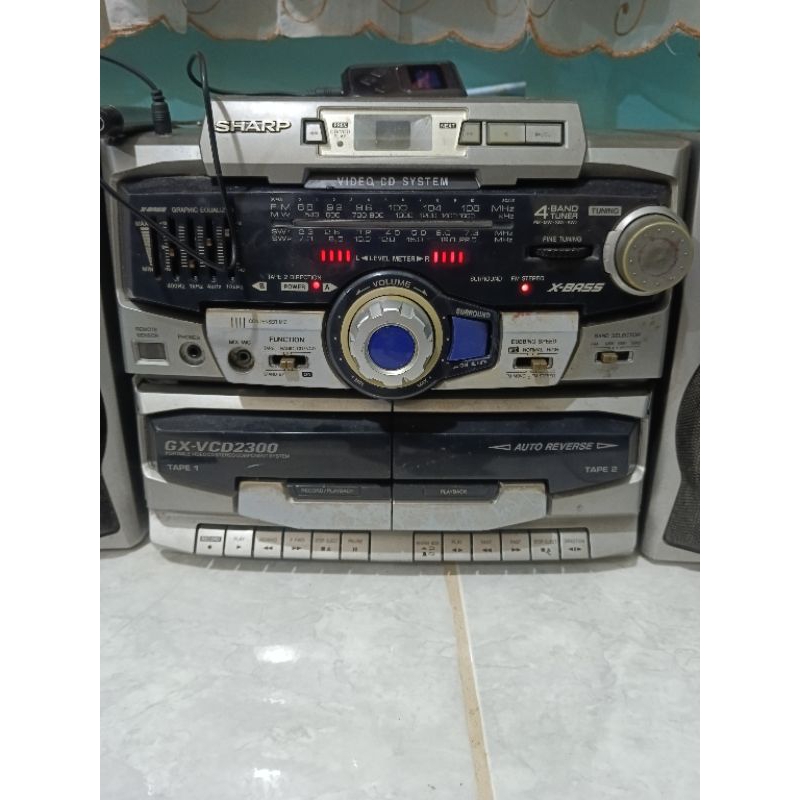 Jual Radio Tipe Sharp Simba Jadul Antik Vintage, Tipe Masih Fungsi 80% ...