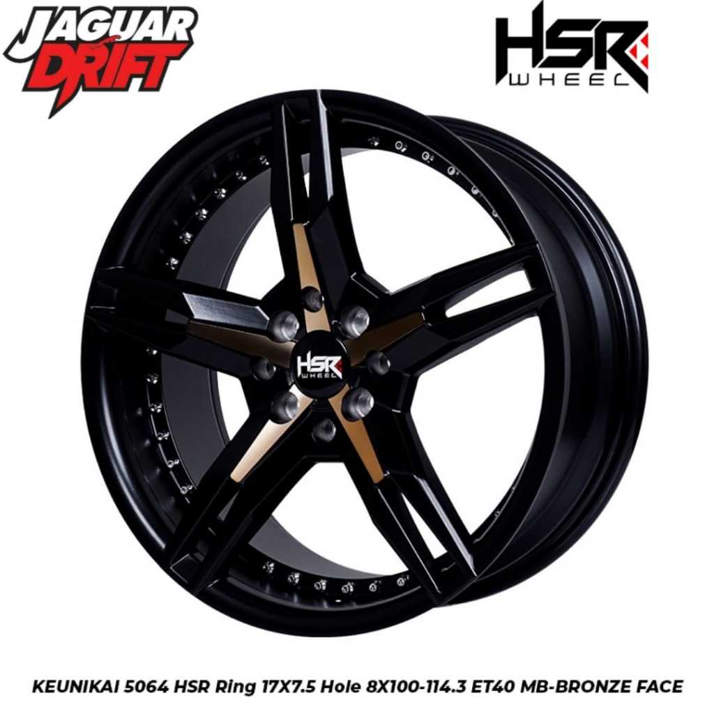 Jual Velg R17 Reacing Hsr keunikai Ring 17 Lebar 7.5 Rata Pelk Mobil ...