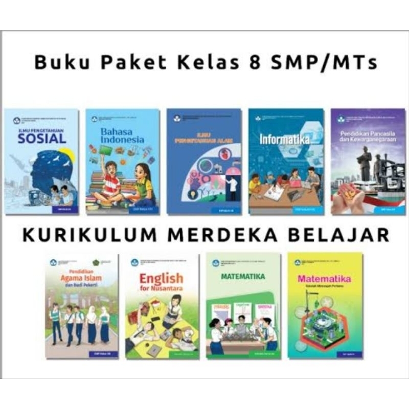 Jual Buku Paket Kurikulum Merdeka,PKN,IPA,IPS,BHS INDONESIA.English for ...