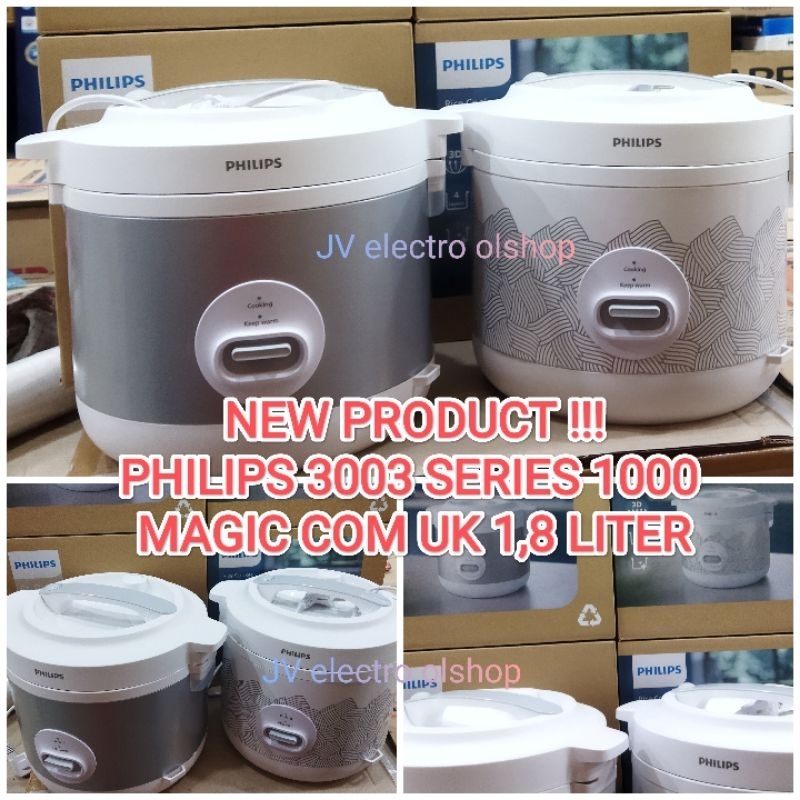 Jual PHILIPS Rice Cooker HD3003 1,8Liter 3in1 / Magic Com PHILIPS ...