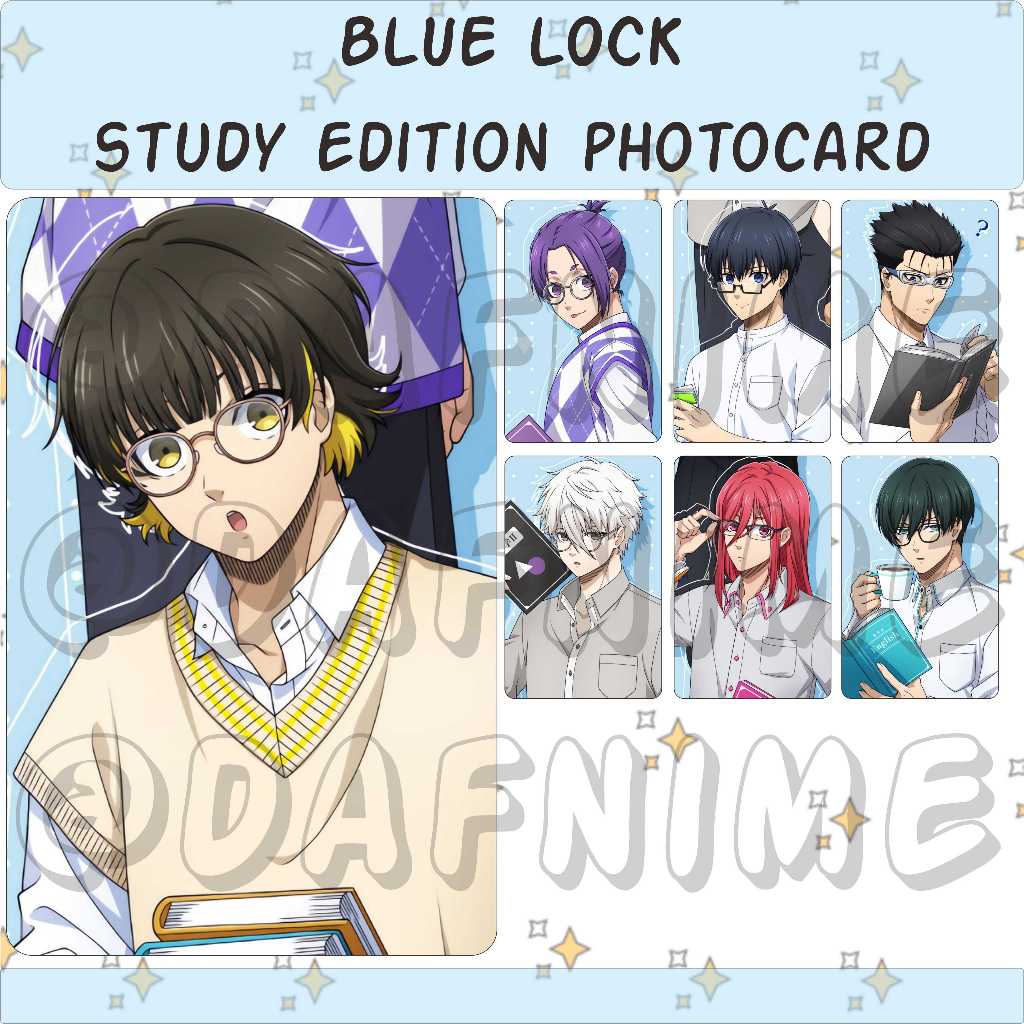 Jual BLUE LOCK STUDY EDITION PHOTOCARD ANIME | Shopee Indonesia