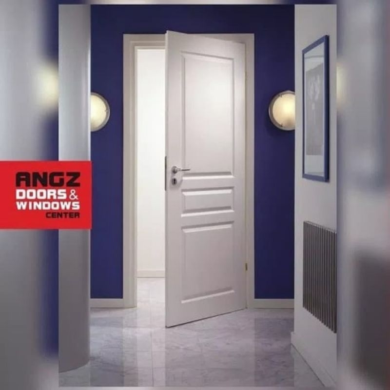 Pintu Rumah||Pintu Utama||Pintu Kamar||ANGZDOOR MOULDED PANEL SILENT HDF SKIN DOOR||Pintu Angzdoor HDF Standart